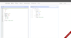 Desktop Screenshot of jsonblob.com