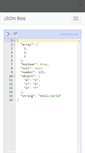 Mobile Screenshot of jsonblob.com