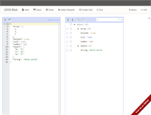 Tablet Screenshot of jsonblob.com